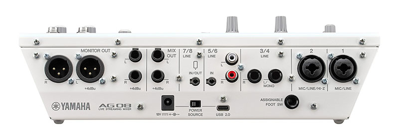 Yamaha AG08 直播專用模擬調音臺 Yamaha AG08 直播專用模擬調音臺