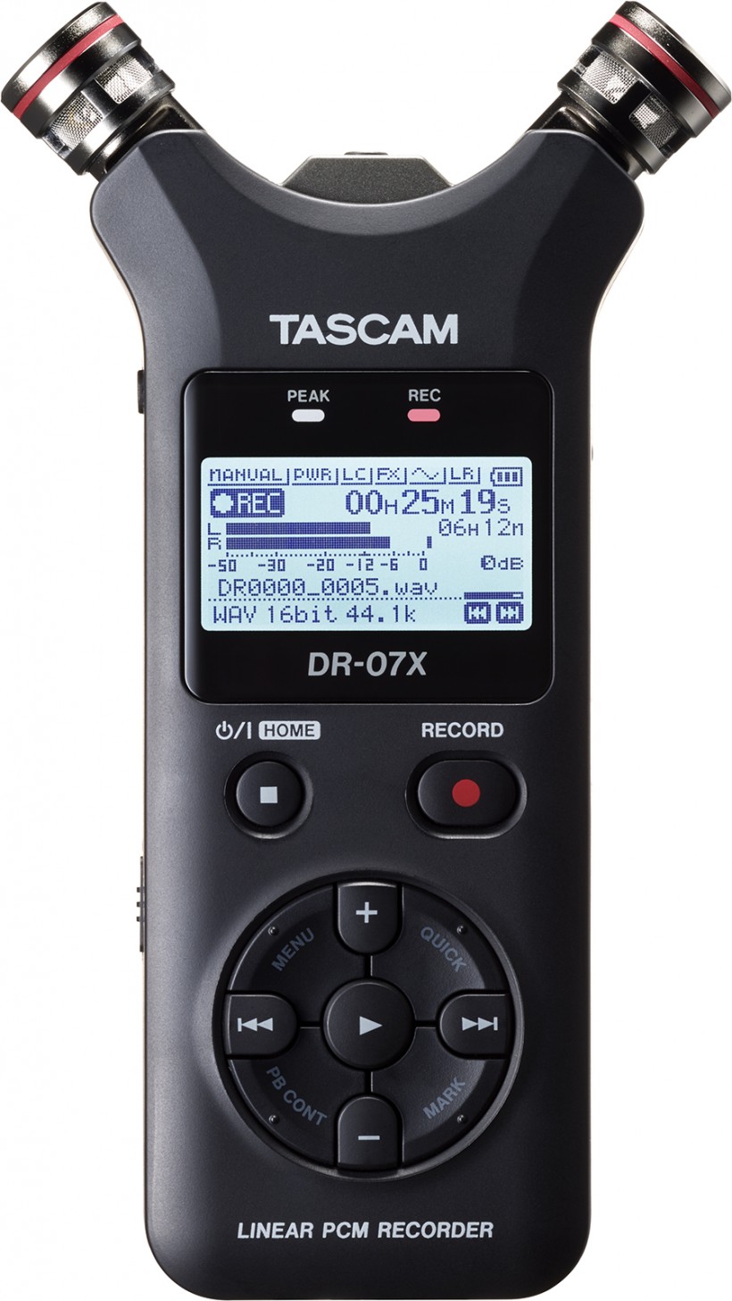 Tascam 宣布新的 DR-X 系列數(shù)字錄音機兼 USB 音頻接口