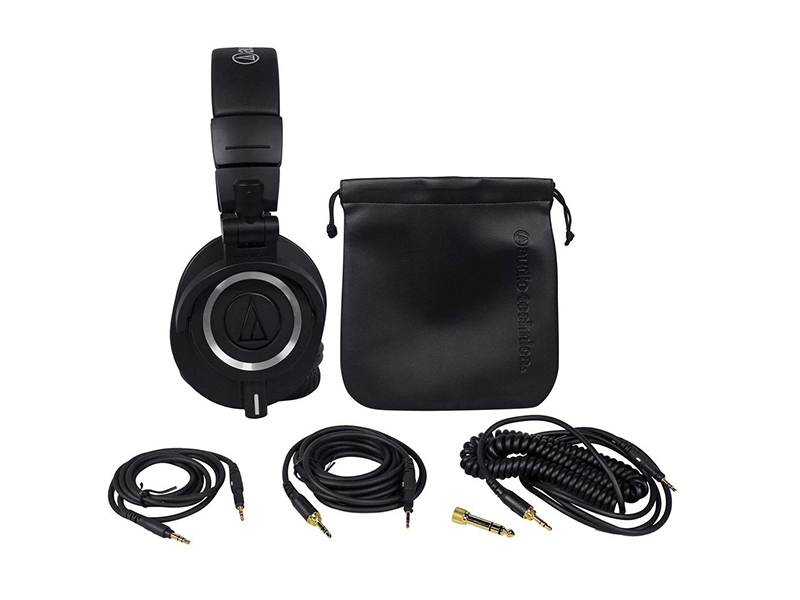 內(nèi)外兼?zhèn)洹狝udio-Technica ATH-M50x 頭戴式監(jiān)聽耳機(jī)