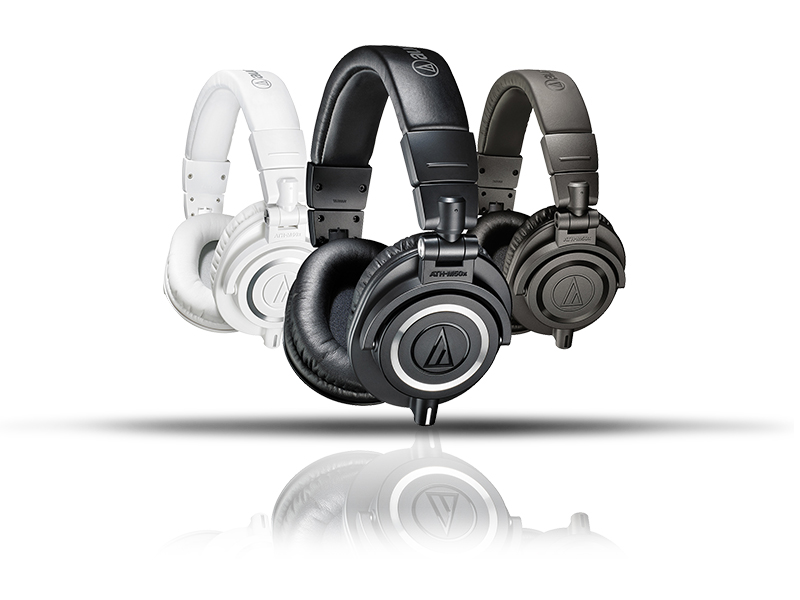 內(nèi)外兼?zhèn)洹狝udio-Technica ATH-M50x 頭戴式監(jiān)聽耳機(jī)