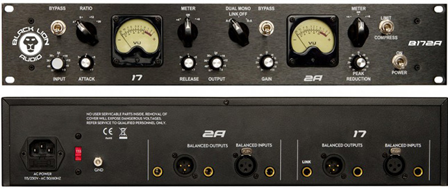 雙劍合璧:Black Lion Audio 的 B172A 讓你同時(shí)擁有 1176 和 LA-2A 做串聯(lián)壓縮
